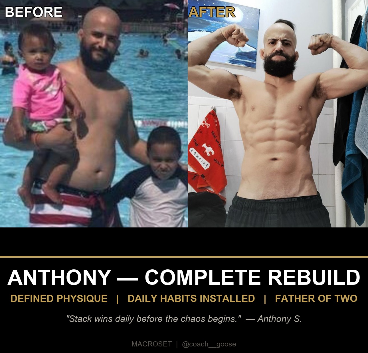 Anthony, Complete Rebuild